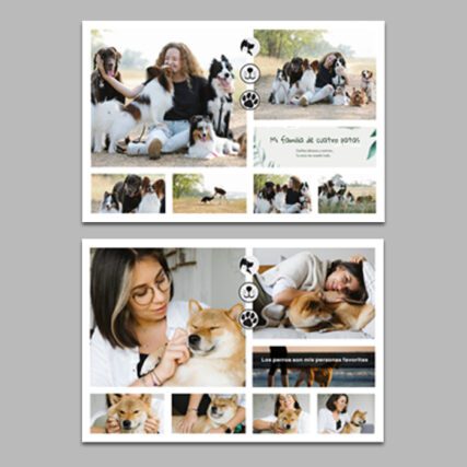 Collage  Mascotas c/ Marco 20x30 - Imagen 3