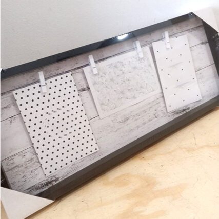 Marco Con Sogas y Pinzas 20x50 - Imagen 3