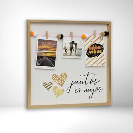 Marco Con Sogas y Pinzas 40x40 - Imagen 5