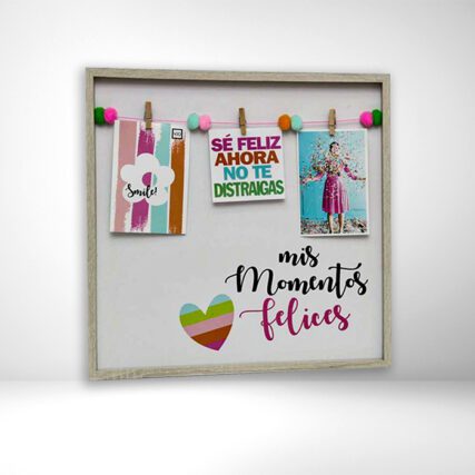 Marco Con Sogas y Pinzas 40x40 - Imagen 6